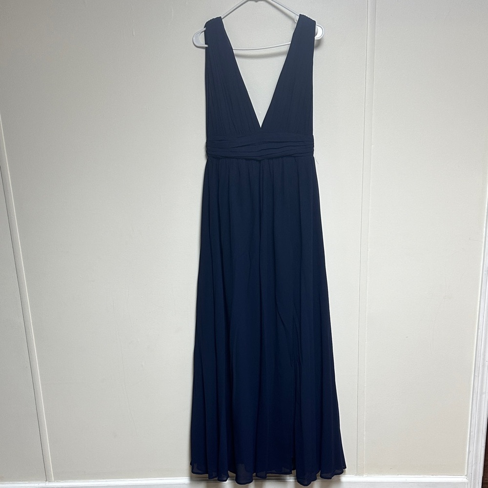 Lulu's Heavenly Hues Navy Blue Maxi Dress